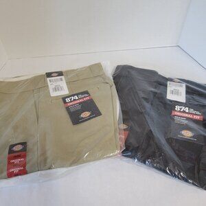 Dickies 874 Original Fit Work Pants Men’s Size 29x32 - Gray & Khaki - NWT
